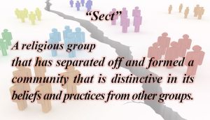 "Sect" as idiom
